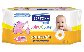 Septona Baby Wipes Chamomile 3x64wipes -50%